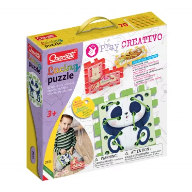 Ukadanka przeplatanka Lacing puzzle Quercetti