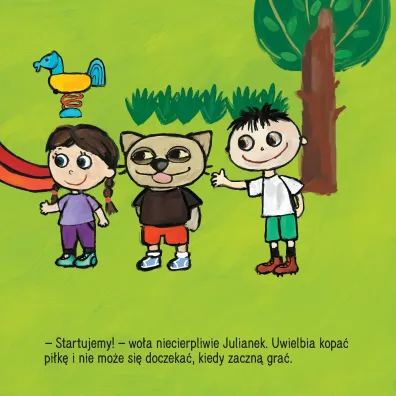 Kicia Kocia gra w pi�k�