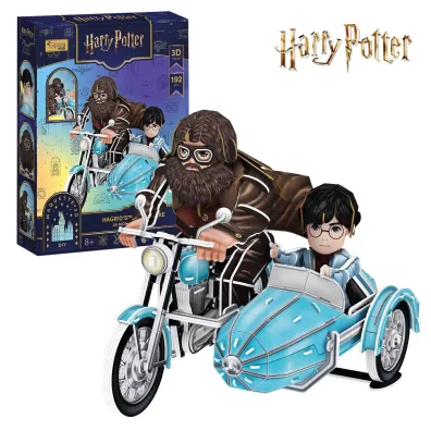 Puzzle 3D Harry Potter Motocykl Hagrida Cubic Fun