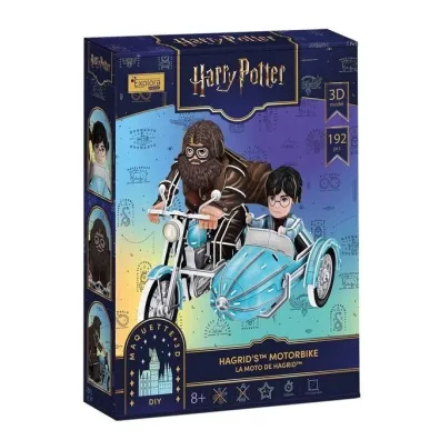 Puzzle 3D Harry Potter Motocykl Hagrida Cubic Fun
