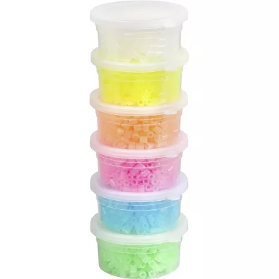 Koraliki do zaprasowywania fluo 6 kolor�w Knorr Prandell