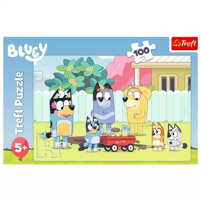 Puzzle 100 el. Wesoy wiat Bluey Trefl