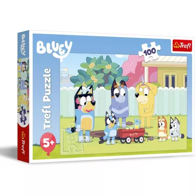 Puzzle 100 el. Wesoy wiat Bluey Trefl