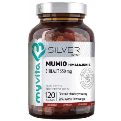Myvita Silver Mumio Himalajskie suplement diety 120 kaps.