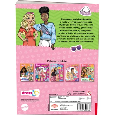Barbie. Ubieranki naklejanki