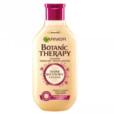 Garnier Botanic Therapy szampon do w�os�w os�abionych i �amliwych Olejek Rycynowy i Migda� 400 ml