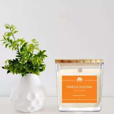 Big Nature wieca sojowa zapachowa Pomaracza 205 g
