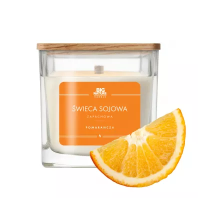 Big Nature wieca sojowa zapachowa Pomaracza 205 g