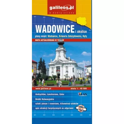 Wadowice i okolice mapa/Galileos/