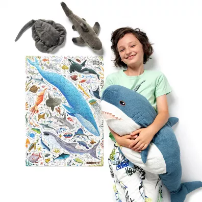 Puzzle Puzzlove CzuCzu Ryby i zwierzta wodne 500 el. Bright Junior Media