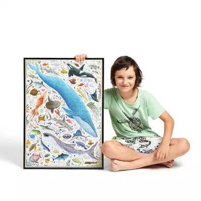 Puzzle Puzzlove CzuCzu Ryby i zwierzta wodne 500 el. Bright Junior Media