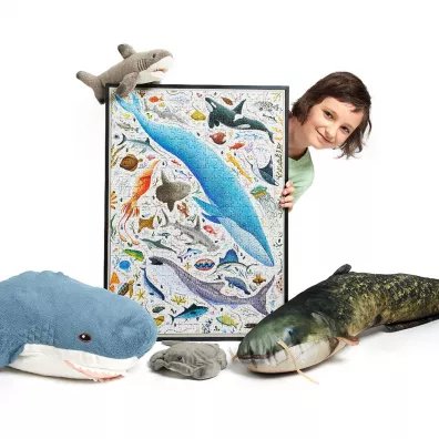 Puzzle Puzzlove CzuCzu Ryby i zwierzta wodne 500 el. Bright Junior Media