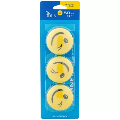 Tetis Magnesy do tablic GM304-SY3 ��te 3 szt.