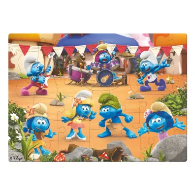 Puzzle pod�ogowe 40 Muzyka gra Smerfy Dodo