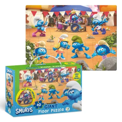 Puzzle pod�ogowe 40 Muzyka gra Smerfy Dodo