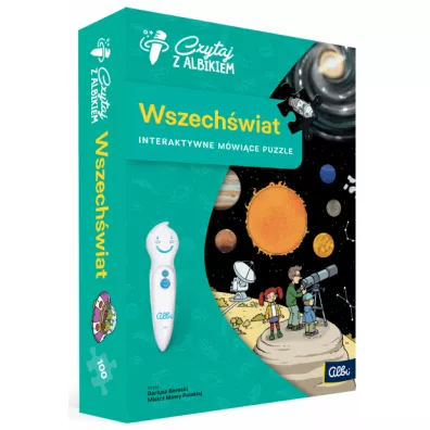 Czytaj z Albikiem. Wszechwiat. Interaktywne mwice puzzle 100 el.
