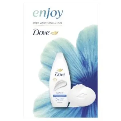 Dove Enjoy Zestaw kosmetyk�w: �el pod prysznic + Myd�o 250 ml + 90 g