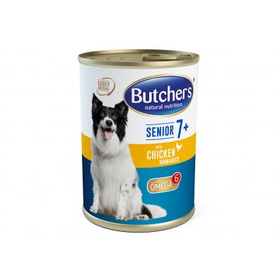 Butchers Functional Senior Pasztet z kurczakiem, szynką i ryżem dla psów 400 g