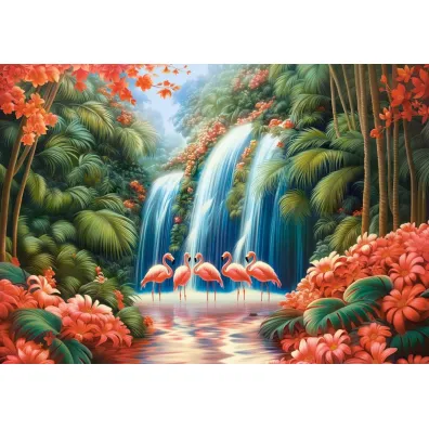 Puzzle 500 el. Flamingo Paradise CASTORLAND B-54190