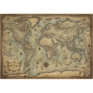 Puzzle 3000 Mapa �wiata Educa