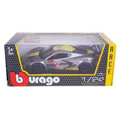 Chevrolet Corvette 2020 silver 1:24 BBURAGO