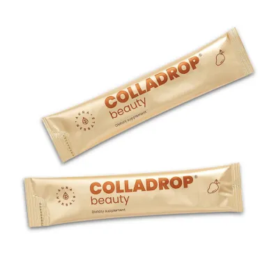 Aura Herbals Colladrop® Beauty, kolagen HMG™ 10000 mg  Mango Suplement diety 30 x 10.7 g