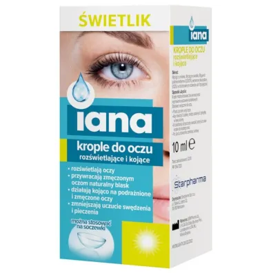 Iana Starpharma Krople do oczu ze �wietlikiem 10 ml