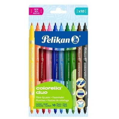 Herlitz Flamastry Colorella Duo dwustronne 10kol. PELIKAN