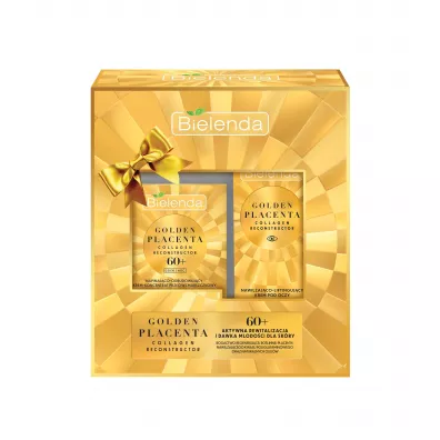 Bielenda Zestaw Golden Placenta 60+: krem do twarzy + krem pod oczy 50 ml + 15 ml