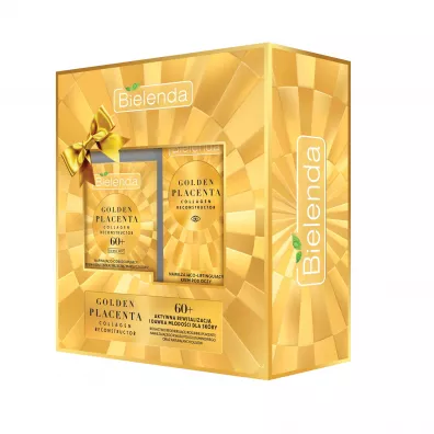 Bielenda Zestaw Golden Placenta 60+: krem do twarzy + krem pod oczy 50 ml + 15 ml