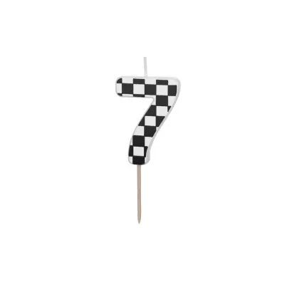 PartyDeco �wieczka urodzinowa 7 5.5cm