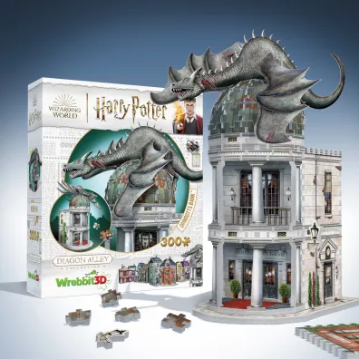 Wrebbit 3D Puzzle 300 el. Harry Potter Bank Gringotta Wrebbit Puzzles
