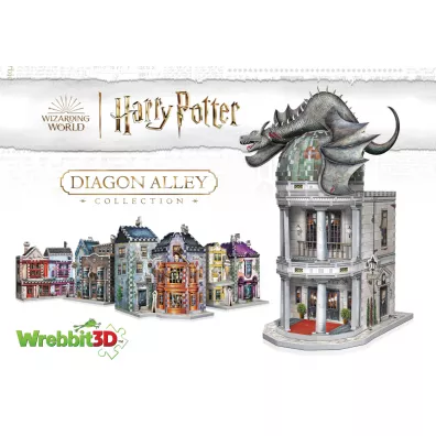 Wrebbit 3D Puzzle 300 el. Harry Potter Bank Gringotta Wrebbit Puzzles
