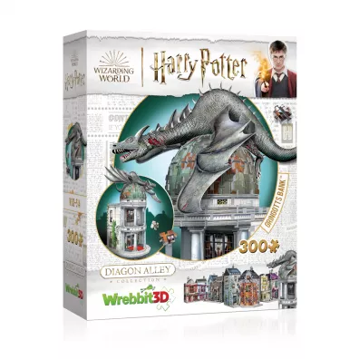 Wrebbit 3D Puzzle 300 el. Harry Potter Bank Gringotta Wrebbit Puzzles