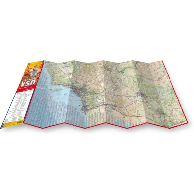 USA Southwest road and tourist map 1:1 350 000 laminat 2025