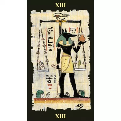 The Egyptian Kit Tarot, karty do wrenia