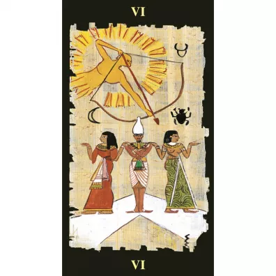 The Egyptian Kit Tarot, karty do wrenia