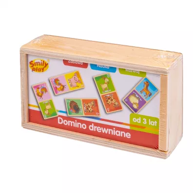 Domino drewniane. Farma Smily Play