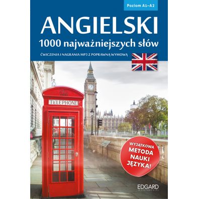 EDGARD. Angielski. 1000 najwaniejszych sw wyd. 2018