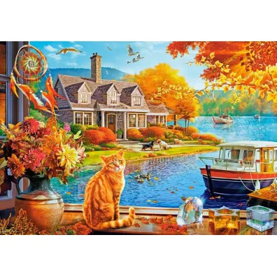 Puzzle 500 el. Crisp Fall View CASTORLAND B-54312