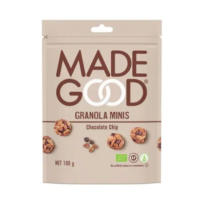 Madegood Granola minis z czekolad� bezglutenowa 100 g Bio