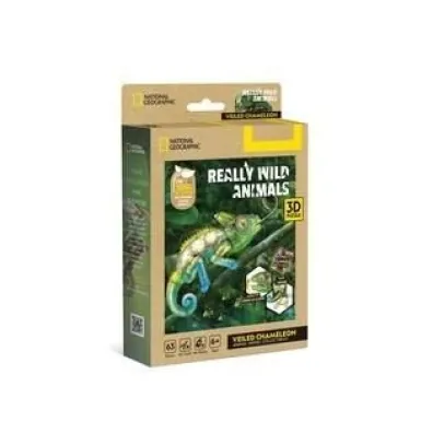 Puzzle 3D National Geographic Kameleon 63el Cubic Fun