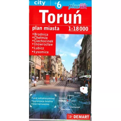 Toru� +6 - plan miasta