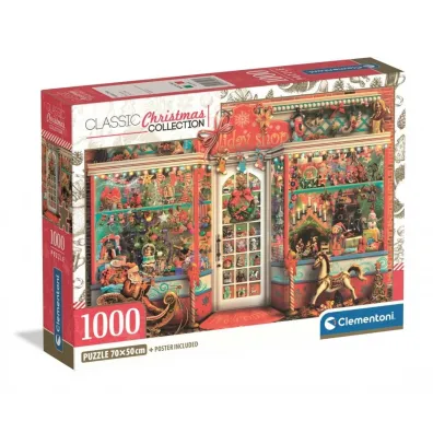 Puzzle 1000 Compact Holiday Shop Clementoni