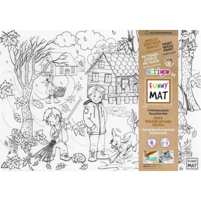Strigo Funny Mat White recycled - Jesie� 48x33.5 cm