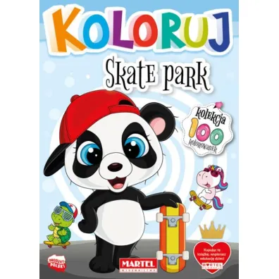 Skate park. Koloruj