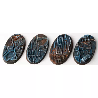 Gamers Grass: Bases Oval - Spaceship Corridor 60 mm 4 szt.