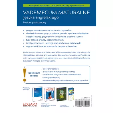 Vademecum maturalne j�zyka angielskiego. Poziom podstawowy