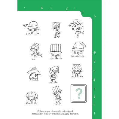 Ksi��eczka edu. A4 1 2 3. Ma�a szko�a  NAKLEJKI SKRZAT 076929 SK