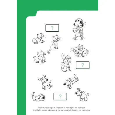 Ksi��eczka edu. A4 1 2 3. Ma�a szko�a  NAKLEJKI SKRZAT 076929 SK
